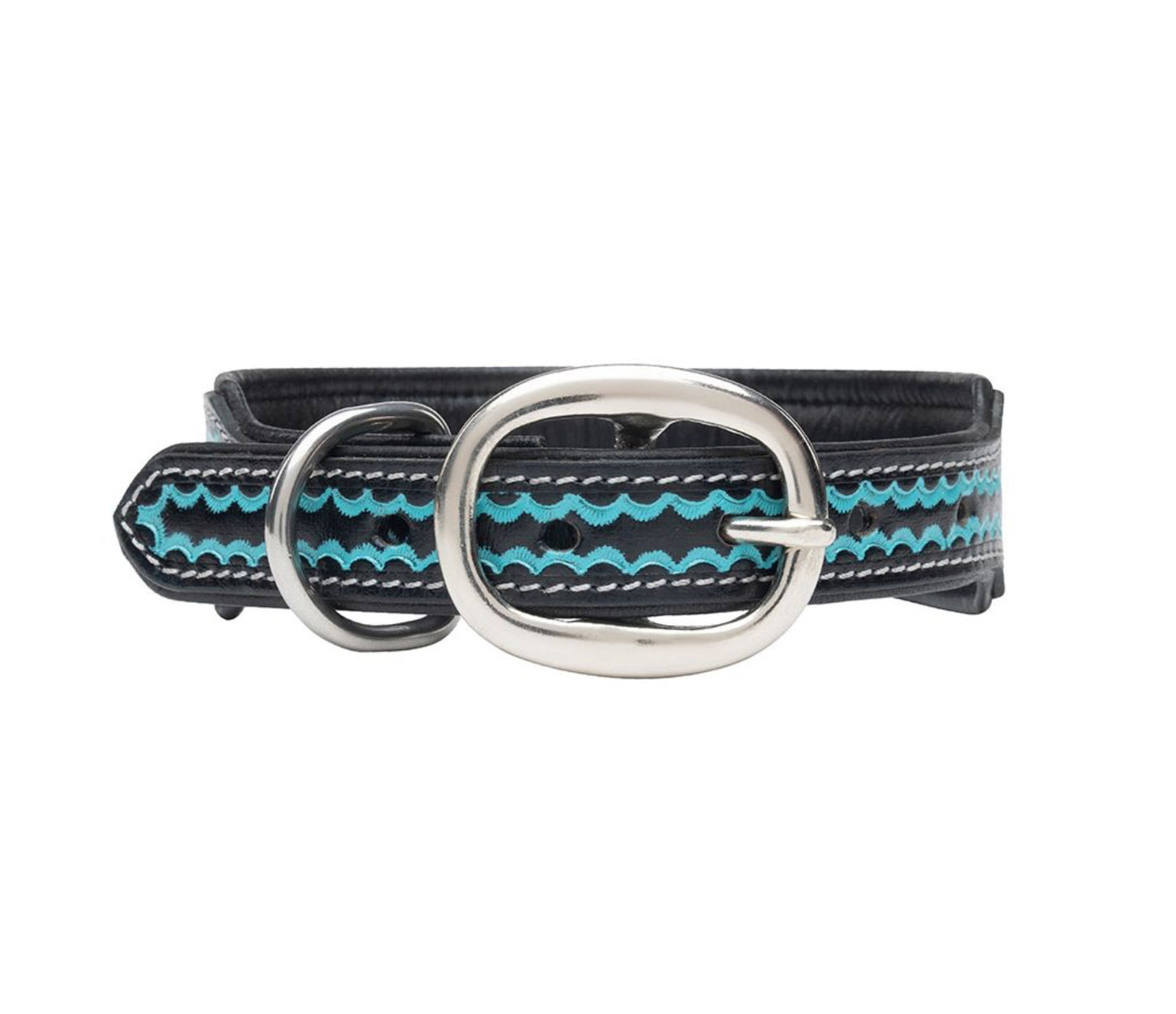 DURANGO DAISY HAND-TOOLED DOG COLLAR by MYRA BAG®