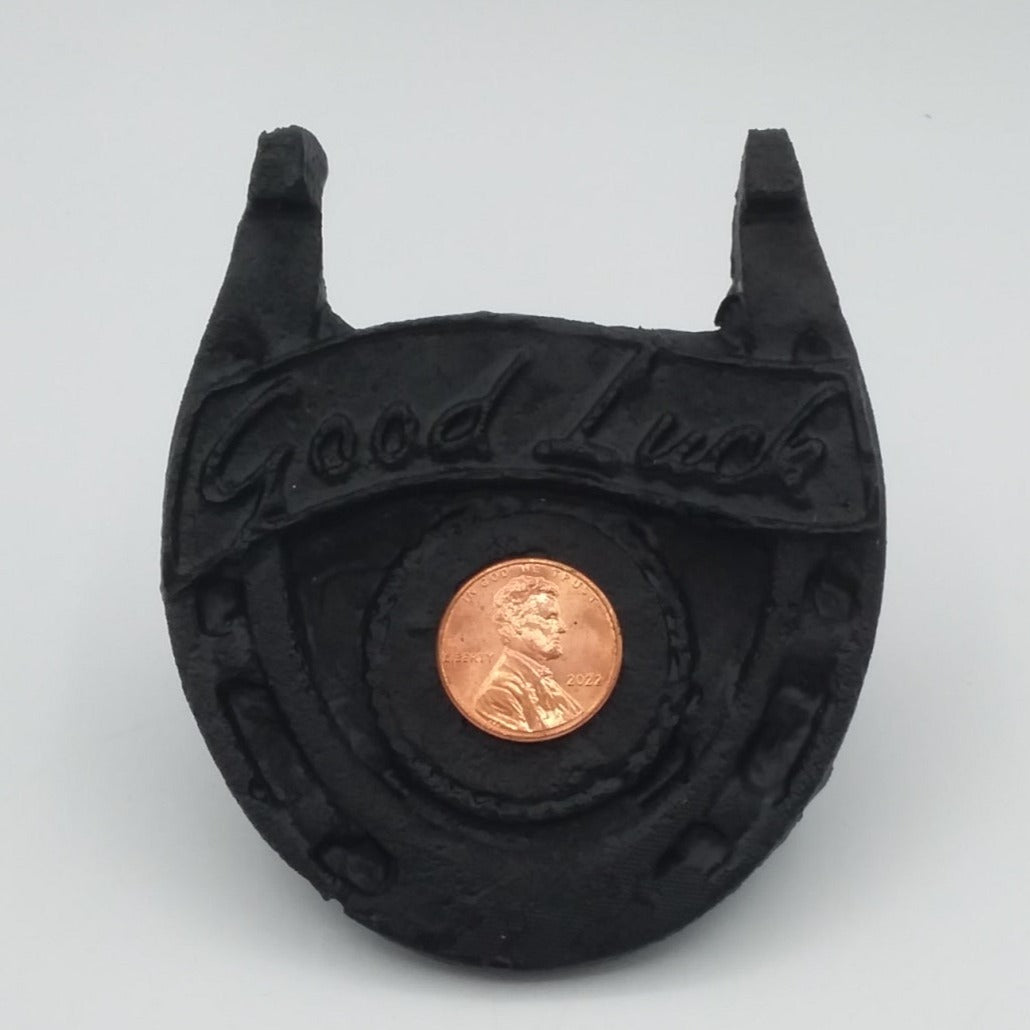 COAL "GOOD LUCK" HORSESHOE MAGNET