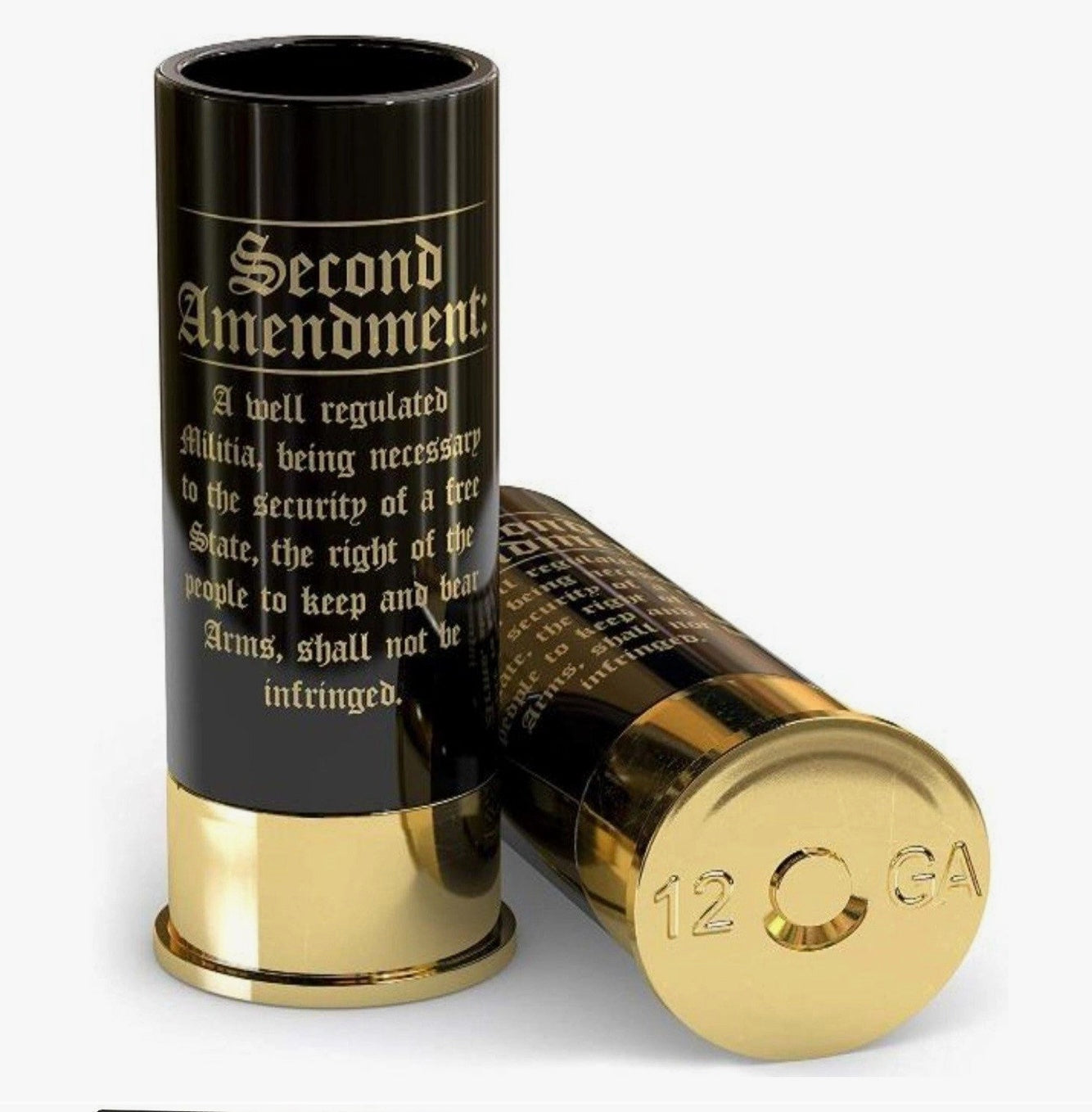 12 GAUGE SHOT GLASSES SET OF 4 - 2ND AMENDMENT