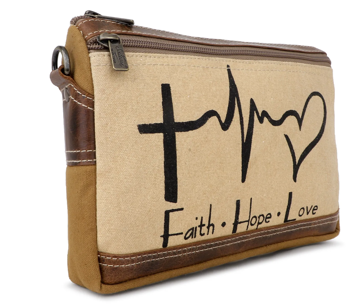 FAITH HOPE LOVE CROSSBODY HANDBAG by SIXTEASE®
