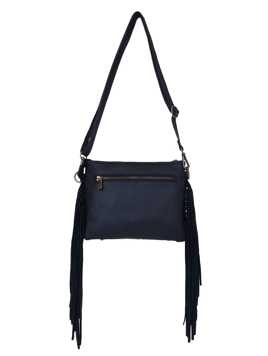 EBONY & ASH SMALL CROSSBODY HANDBAG by SIXTEASE®