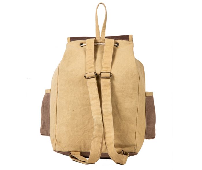 CHESTERNUT JOURNEY CANVAS BACKPACK BAG by MYRA BAG®
