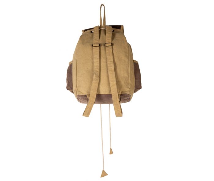 CHESTERNUT JOURNEY CANVAS BACKPACK BAG by MYRA BAG®