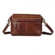 RIDGE MORNING GLORY LEATHER AND COWHIDE HANDBAG by MYRA BAG®