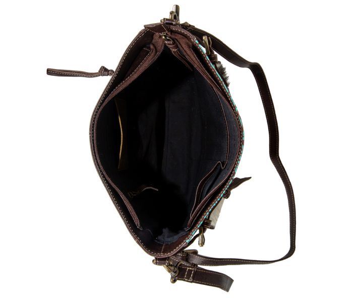 ZAPATA LEATHER COWHIDE HANDBAG by MYRA BAG®