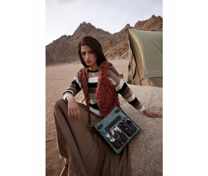 ZAPATA LEATHER COWHIDE HANDBAG by MYRA BAG®