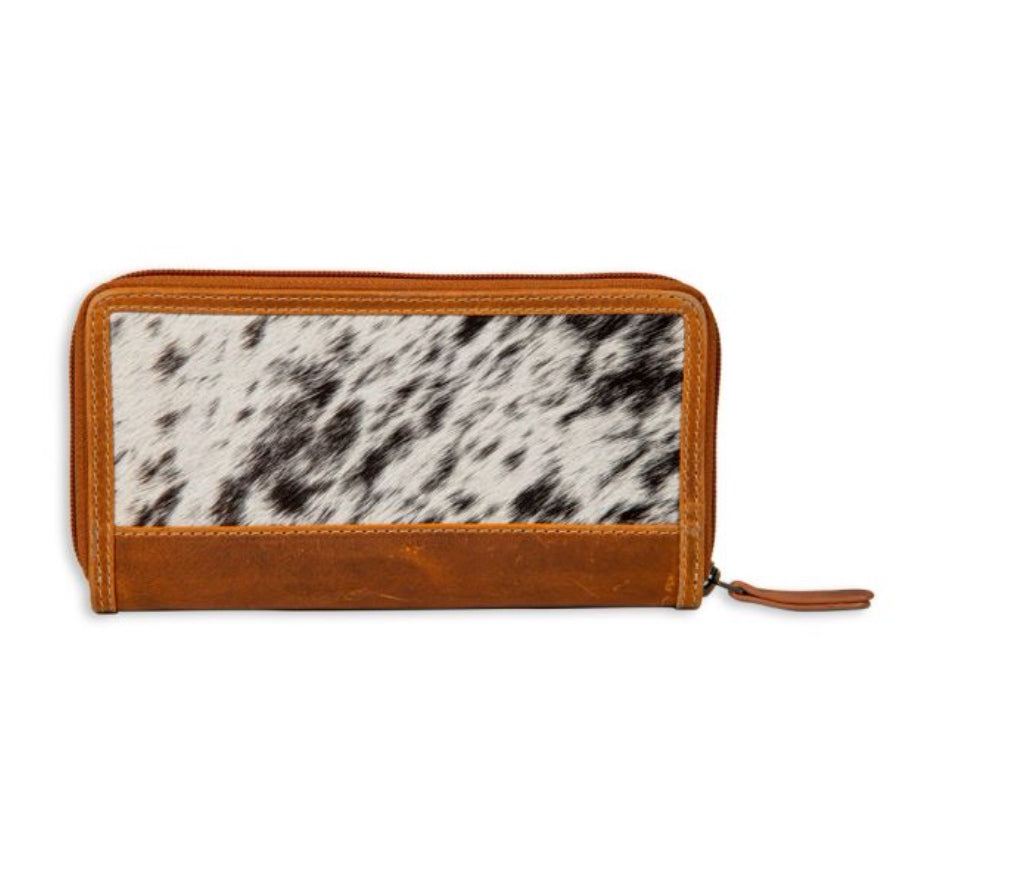 TARAGON COWHIDE HAIR-ON WALLET by MYRA BAG®