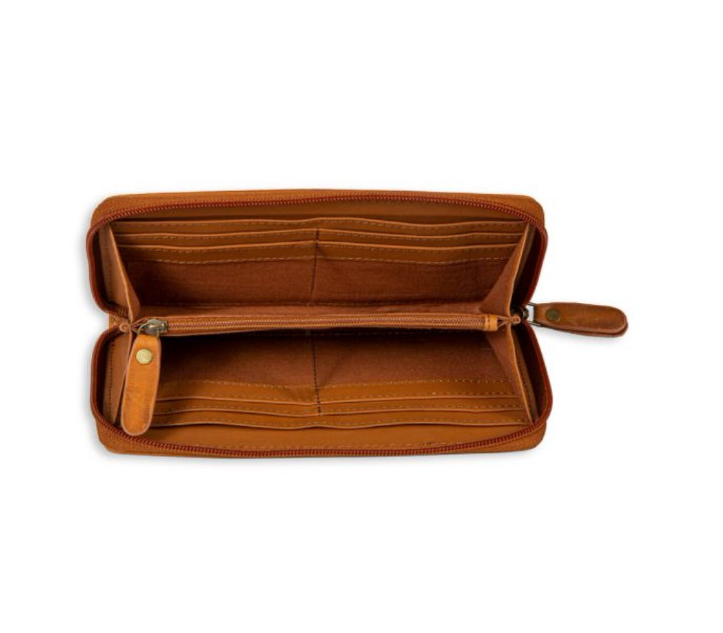 TARAGON COWHIDE HAIR-ON WALLET by MYRA BAG®