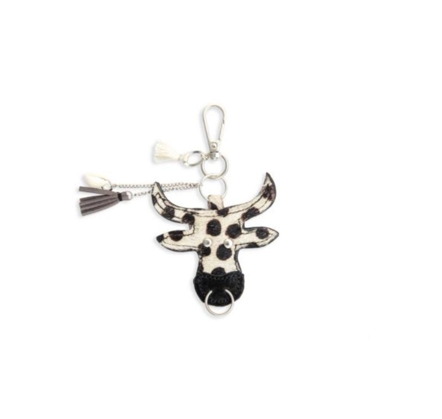 STEER COWHIDE HAIR-ON KEY FOB by MYRA BAG®