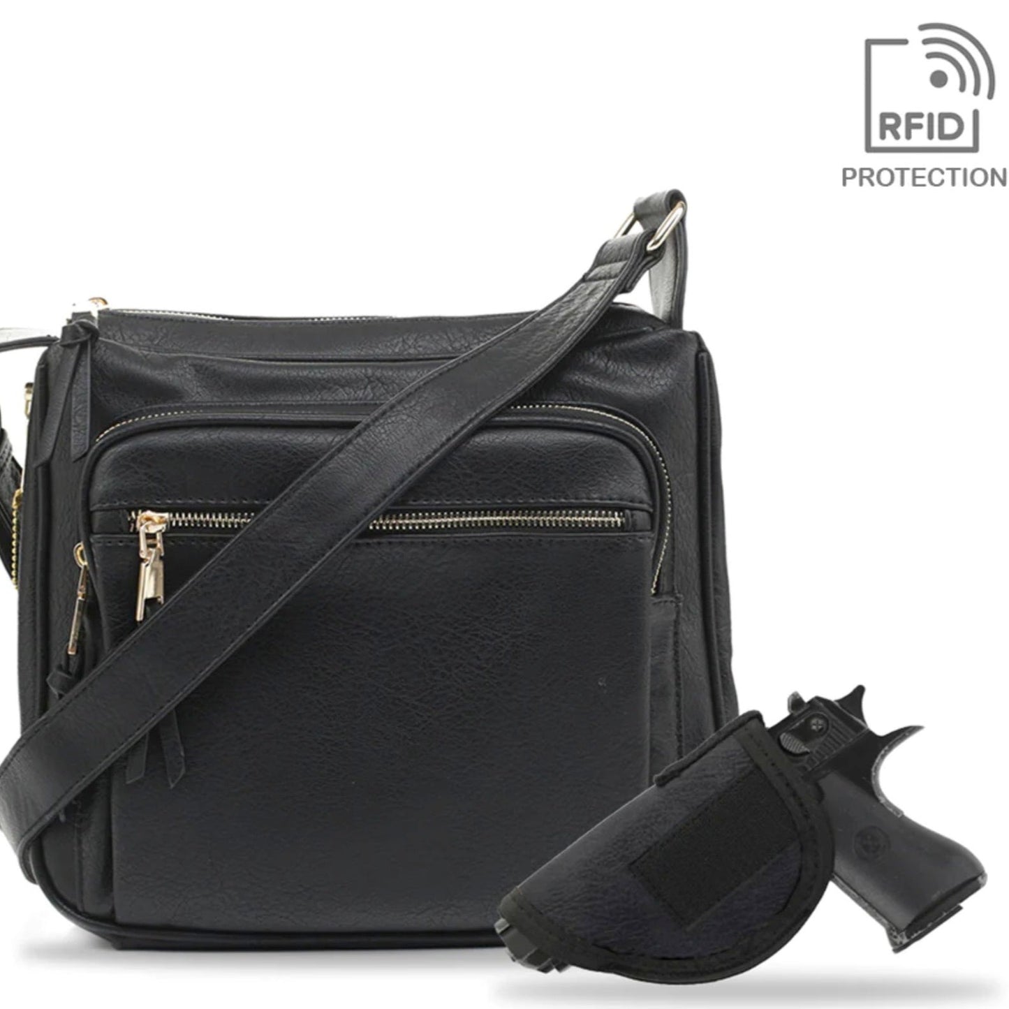 BROOKLYN CONCEAL CARRY LOCK AND KEY HANDBAG