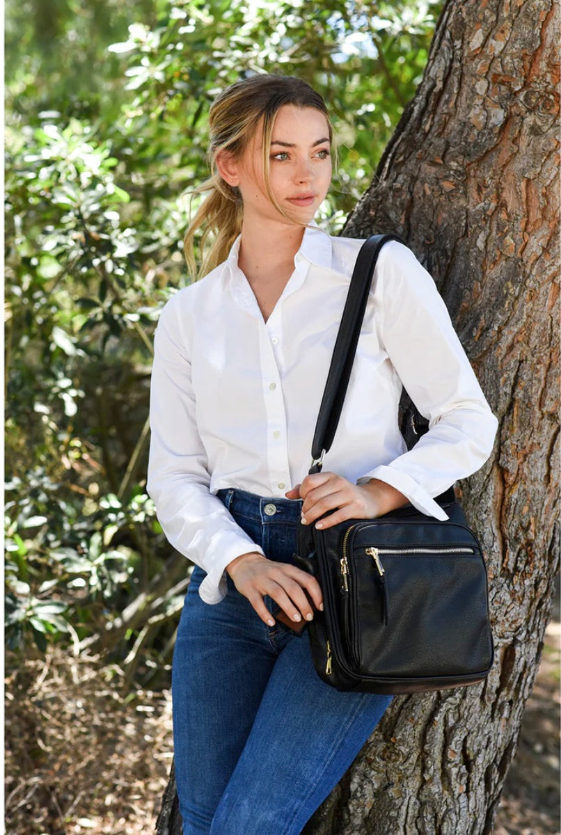 BROOKLYN CONCEAL CARRY LOCK AND KEY HANDBAG