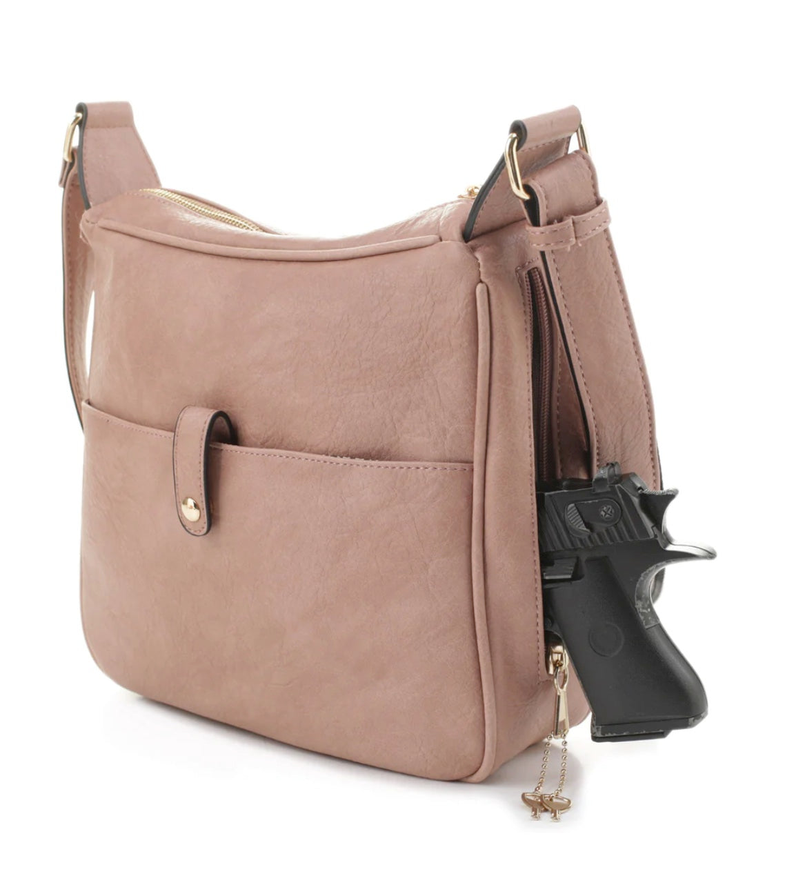 BROOKLYN CONCEAL CARRY LOCK AND KEY HANDBAG