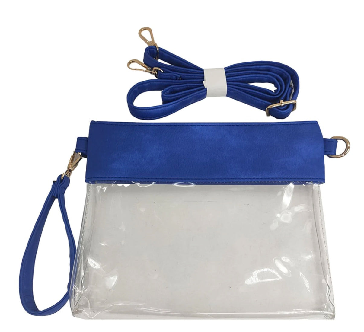 GAME DAY CLEAR CROSSBODY HANDBAG/CLUTCH
