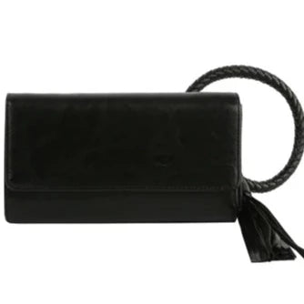 SOFT VEGAN LEATHER WALLET/CLUTCH WITH BANGLE