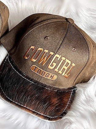 COWGIRL TOUGH COWHIDE BALL CAP COLLECTION