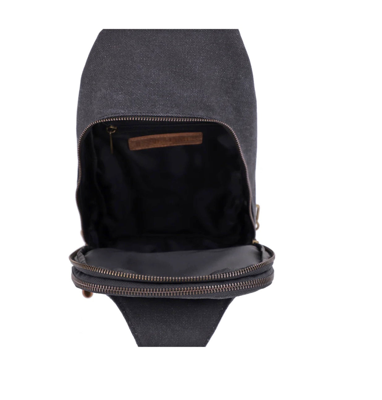 GLACIER CANVAS SLING SHOULDER CONCEALED BACKPACK by JESSIE JAMES