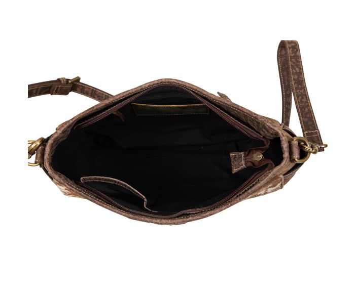 HEARTWOOD LEATHER & COWHIDE HANDBAG by MYRA BAG®