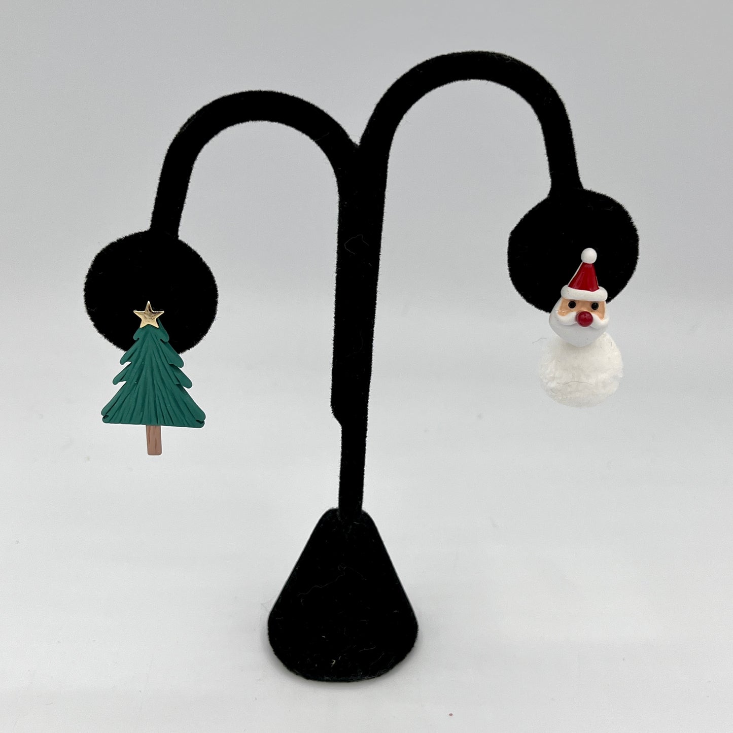 HANDMADE HOLIDAY MISMATCHED EARRINGS