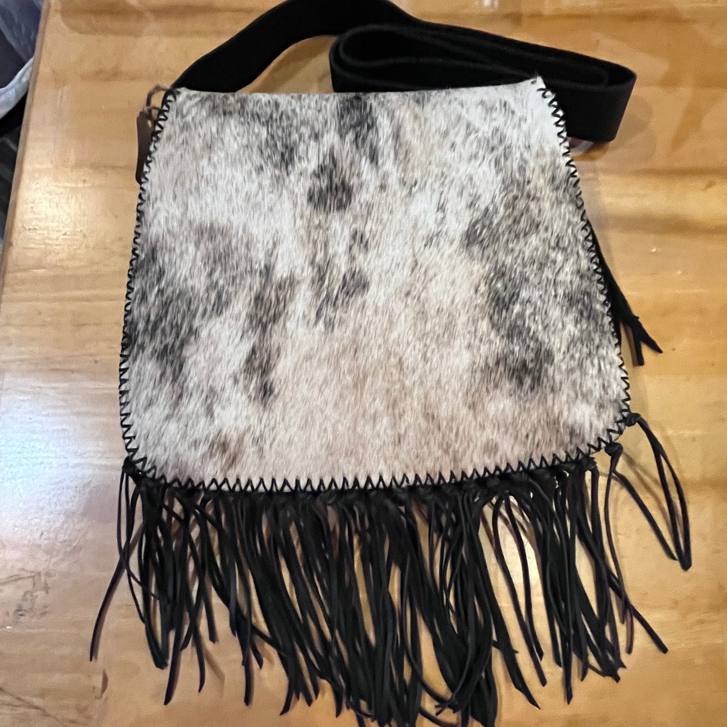 HANDCRAFTED & HAND SEWED COWHIDE PURSE
