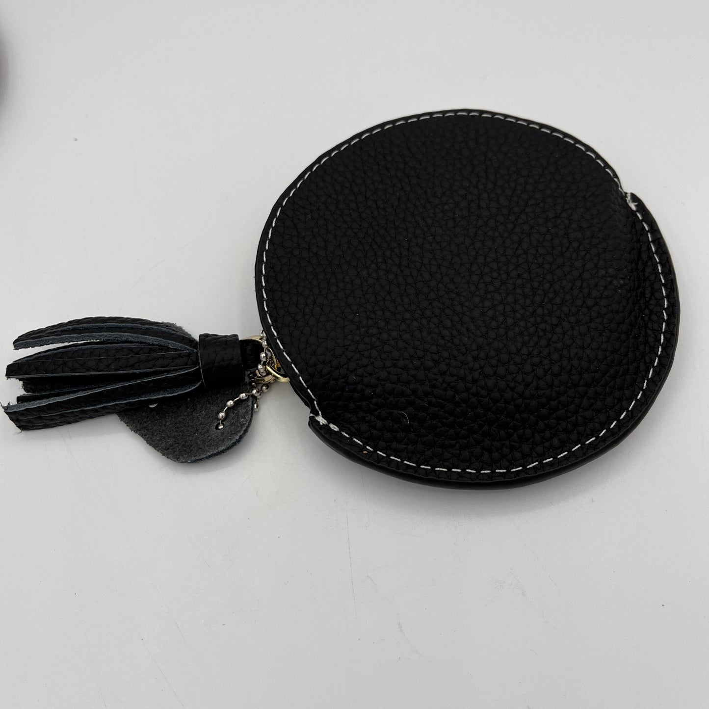 GENUINE LEATHER ROUND COIN PURSE