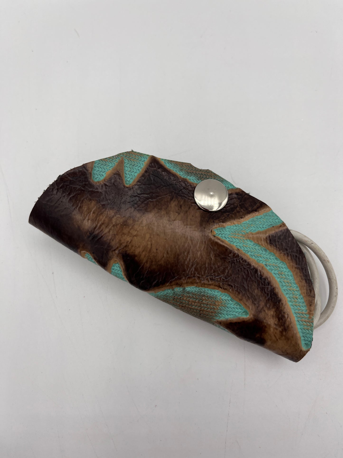 HANDCRAFTED LEATHER CABLE HOLDER