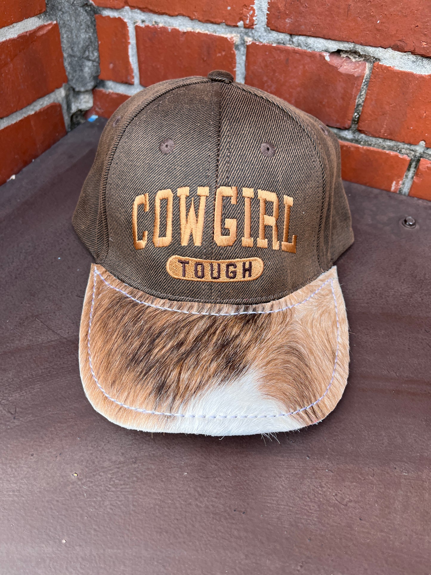 COWGIRL TOUGH COWHIDE BALL CAP COLLECTION