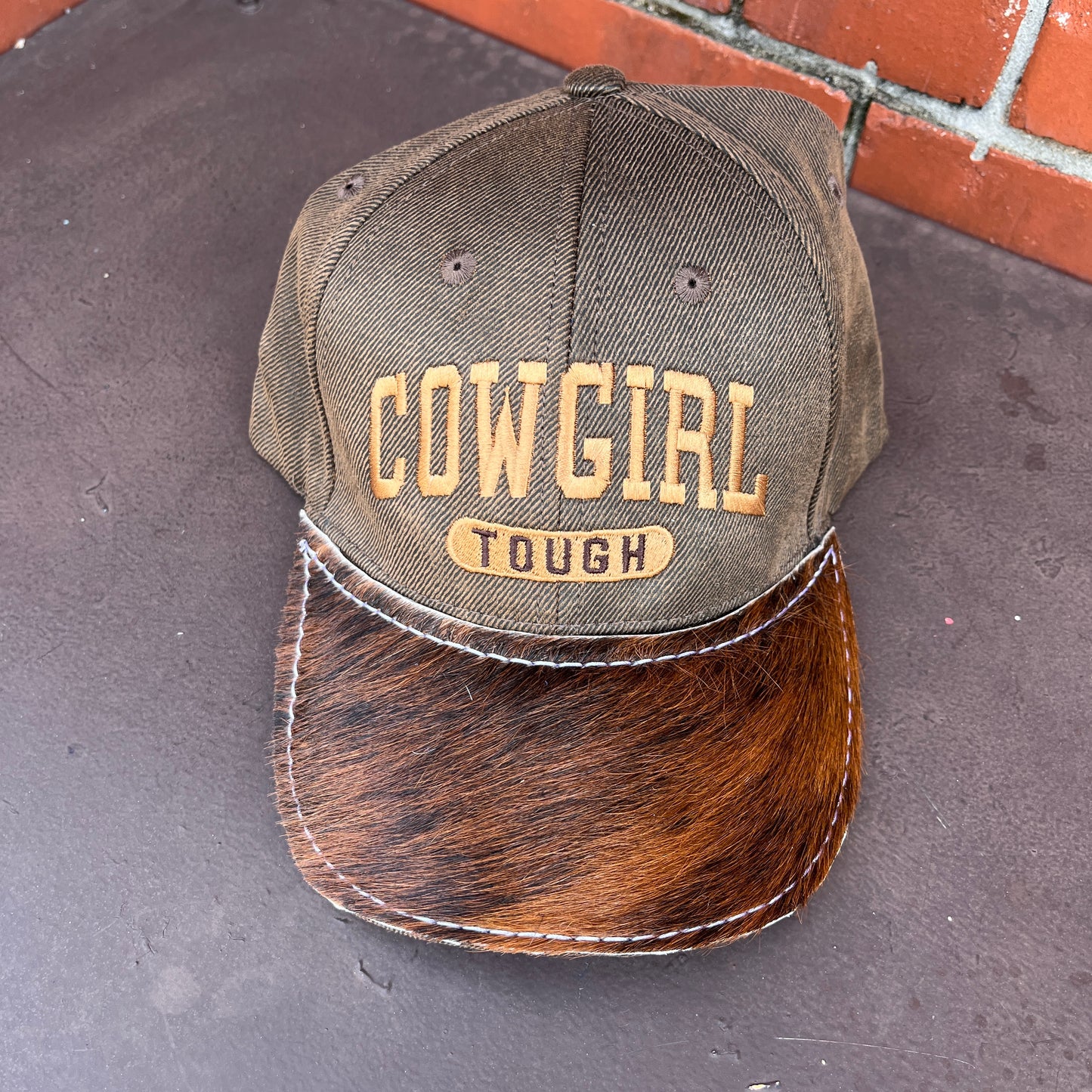 COWGIRL TOUGH COWHIDE BALL CAP COLLECTION