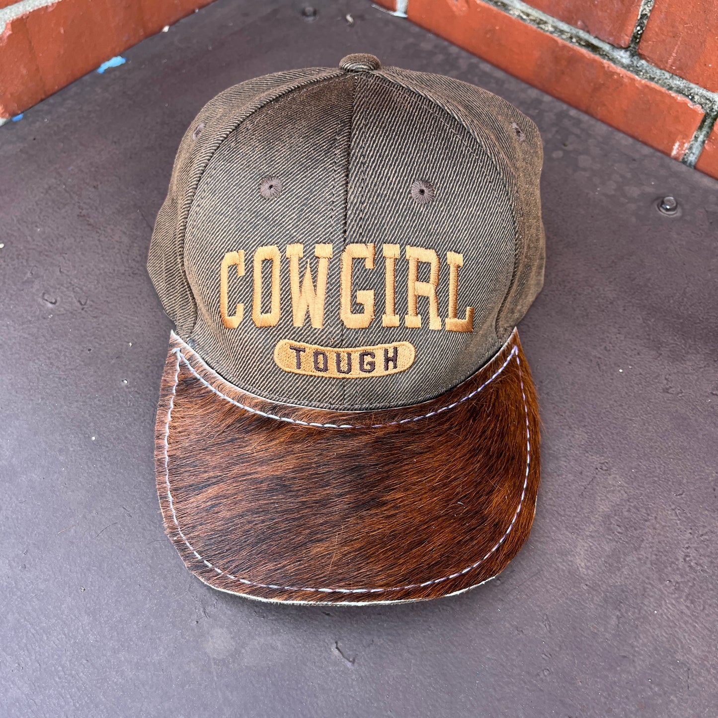 COWGIRL TOUGH COWHIDE BALL CAP COLLECTION
