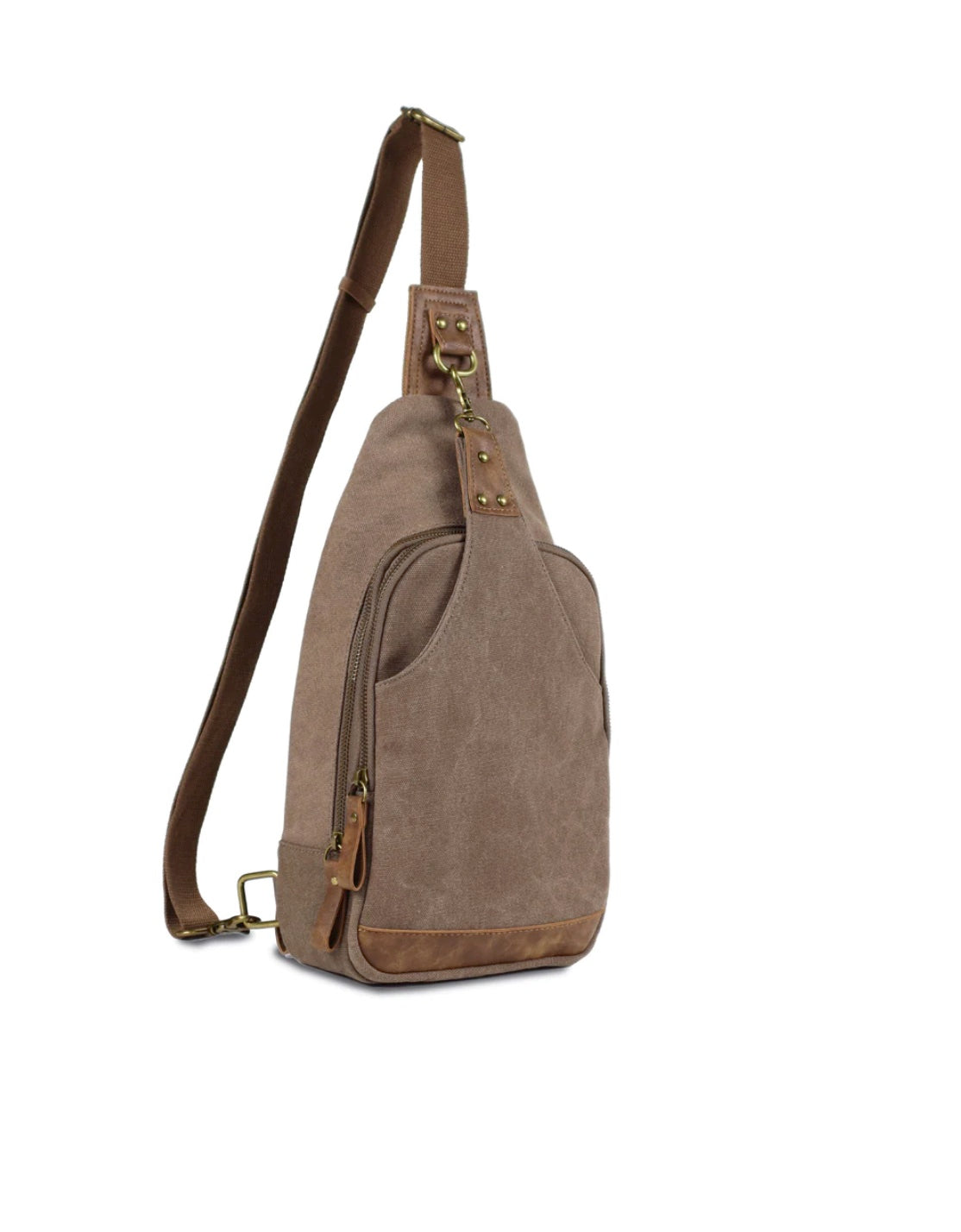 GLACIER CANVAS SLING SHOULDER CONCEALED BACKPACK by JESSIE JAMES
