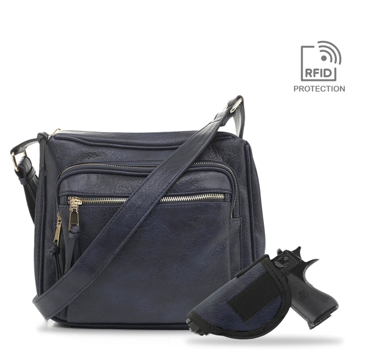 BROOKLYN CONCEAL CARRY LOCK AND KEY HANDBAG