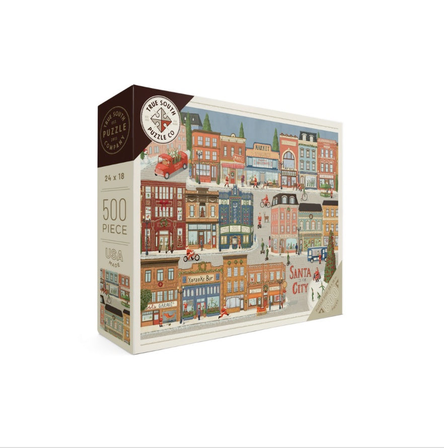 SANTA IN THE CITY 500 PIECE JIGSAW PUZZLE