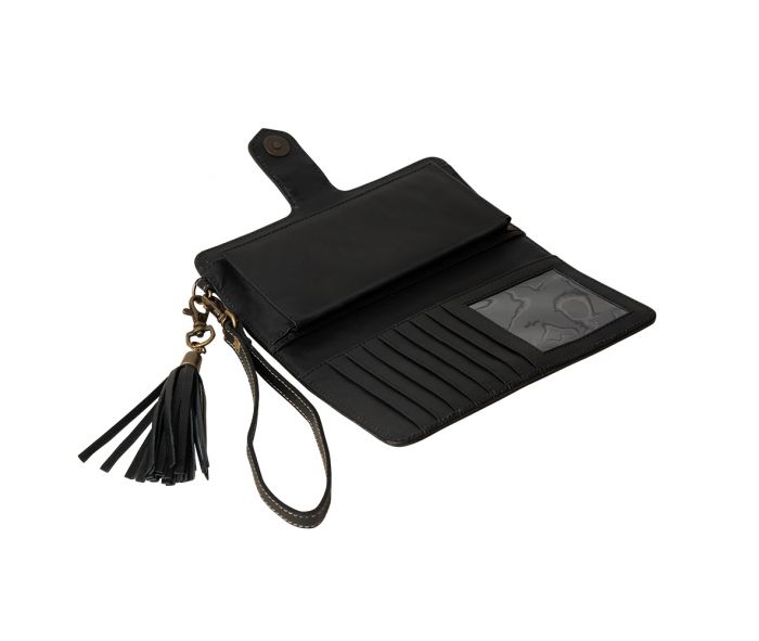 SANTA FE HAND-TOOLED WRISTLET WALLET by MYRA BAG