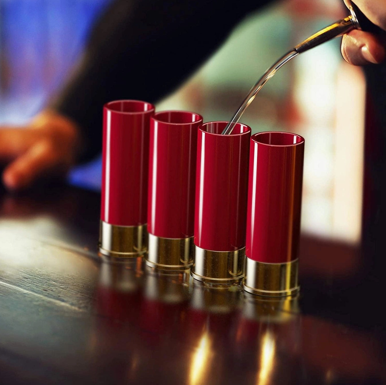 12 GAUGE SHOT GLASSES - SET OF 4