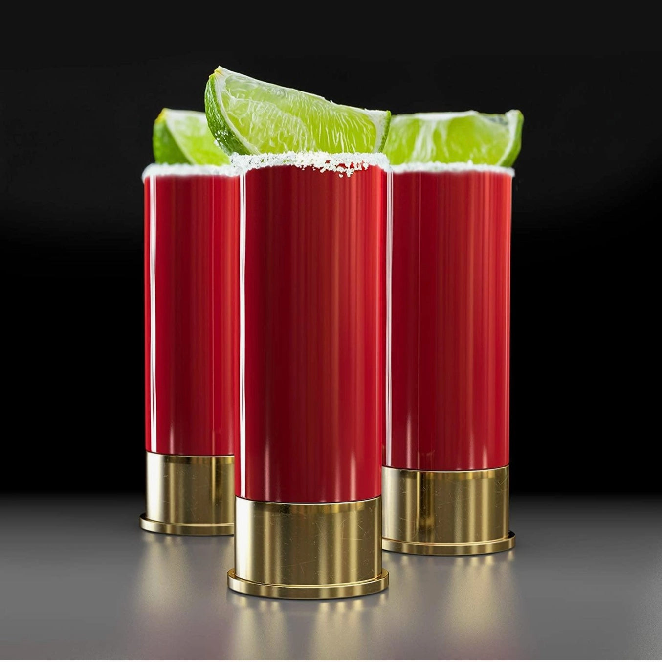 12 GAUGE SHOT GLASSES - SET OF 4