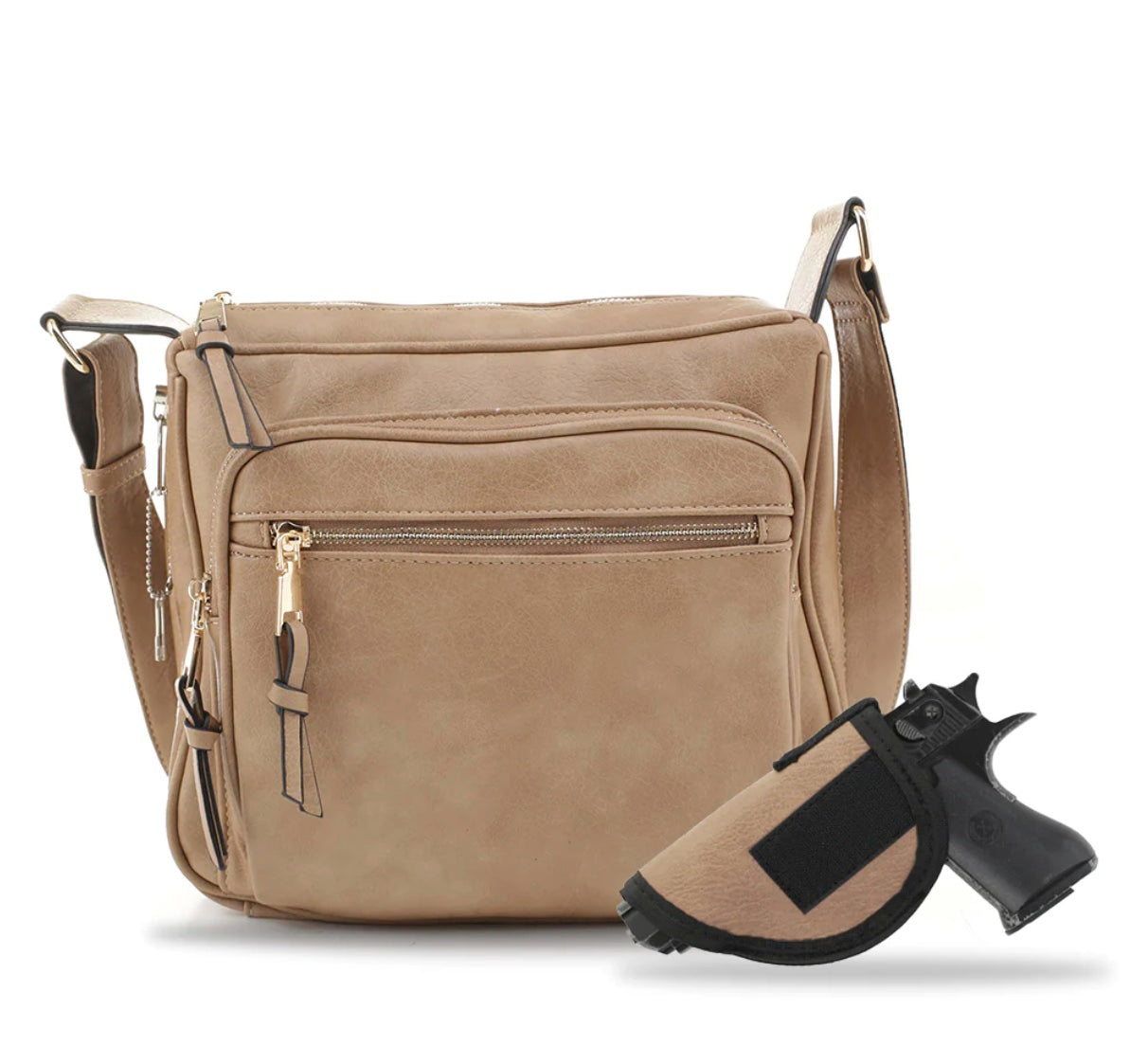 BROOKLYN CONCEAL CARRY LOCK AND KEY HANDBAG