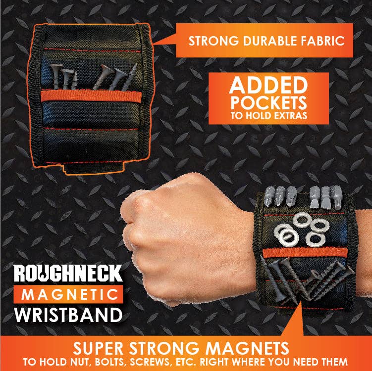 ROUGHNECK MAGNETIC WRISTBAND TOOL HOLDER