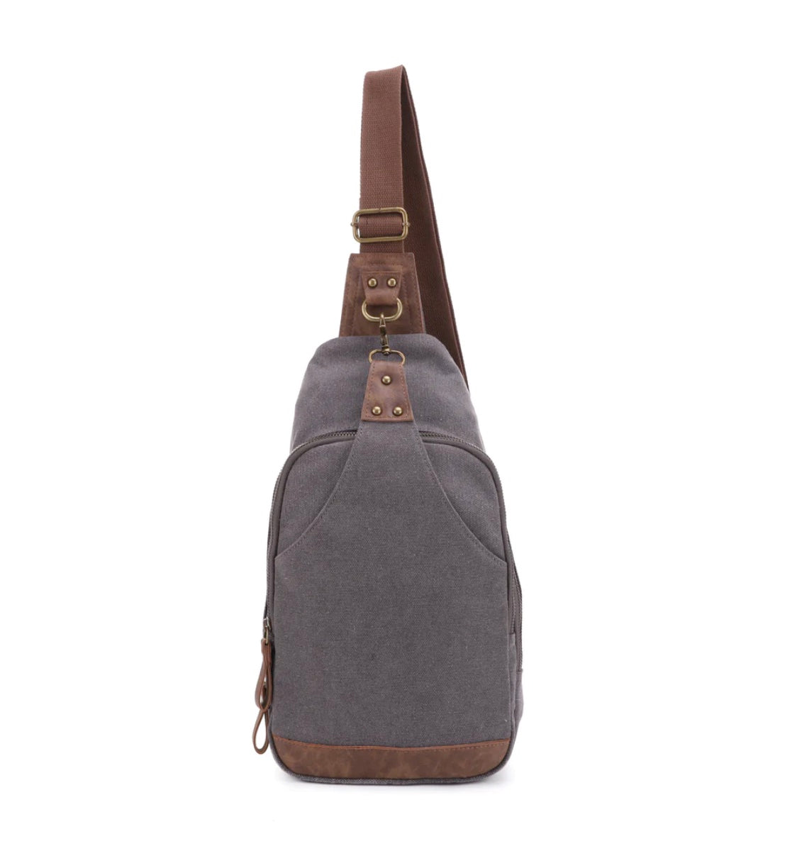 GLACIER CANVAS SLING SHOULDER CONCEALED BACKPACK by JESSIE JAMES