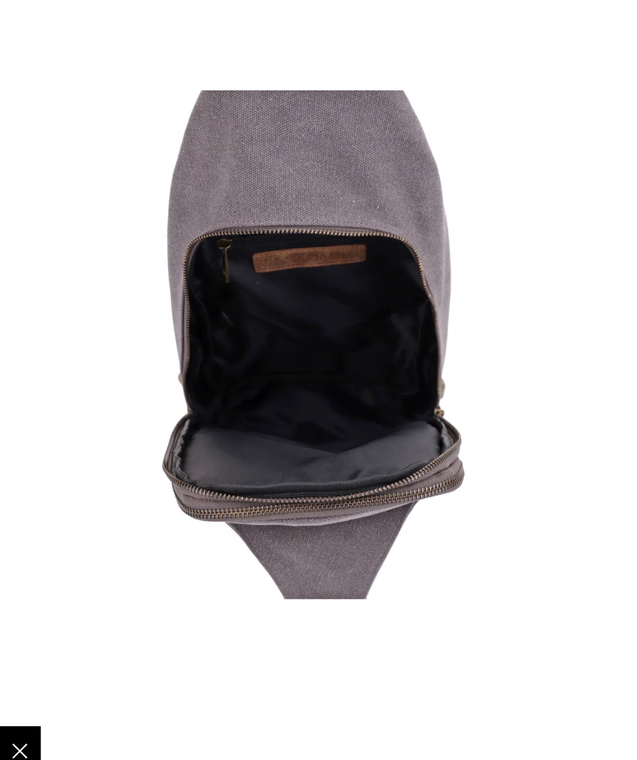 GLACIER CANVAS SLING SHOULDER CONCEALED BACKPACK by JESSIE JAMES