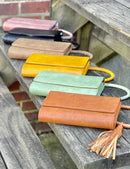 SOFT VEGAN LEATHER WALLET/CLUTCH WITH BANGLE