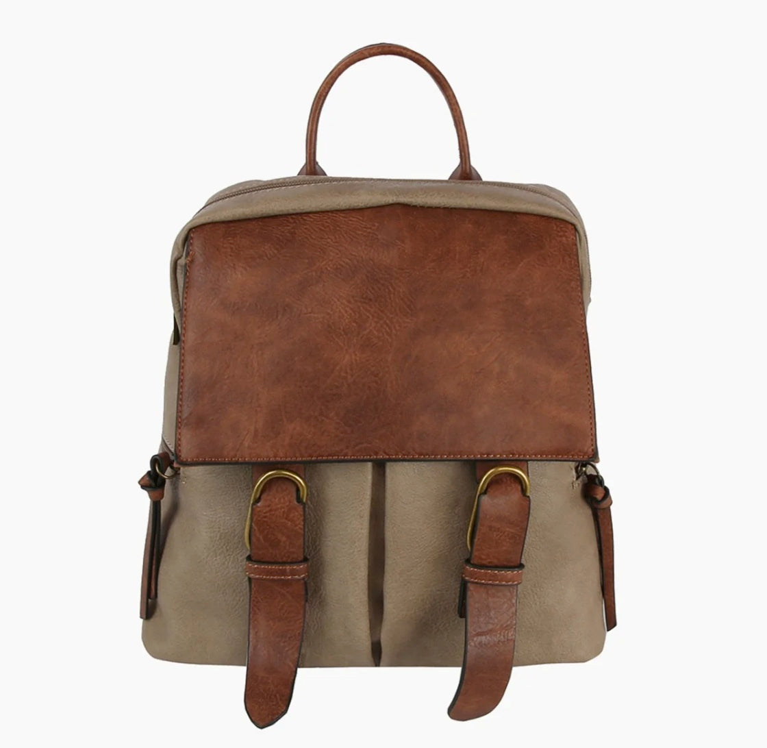 LEATHER SATCHEL BACKPACK