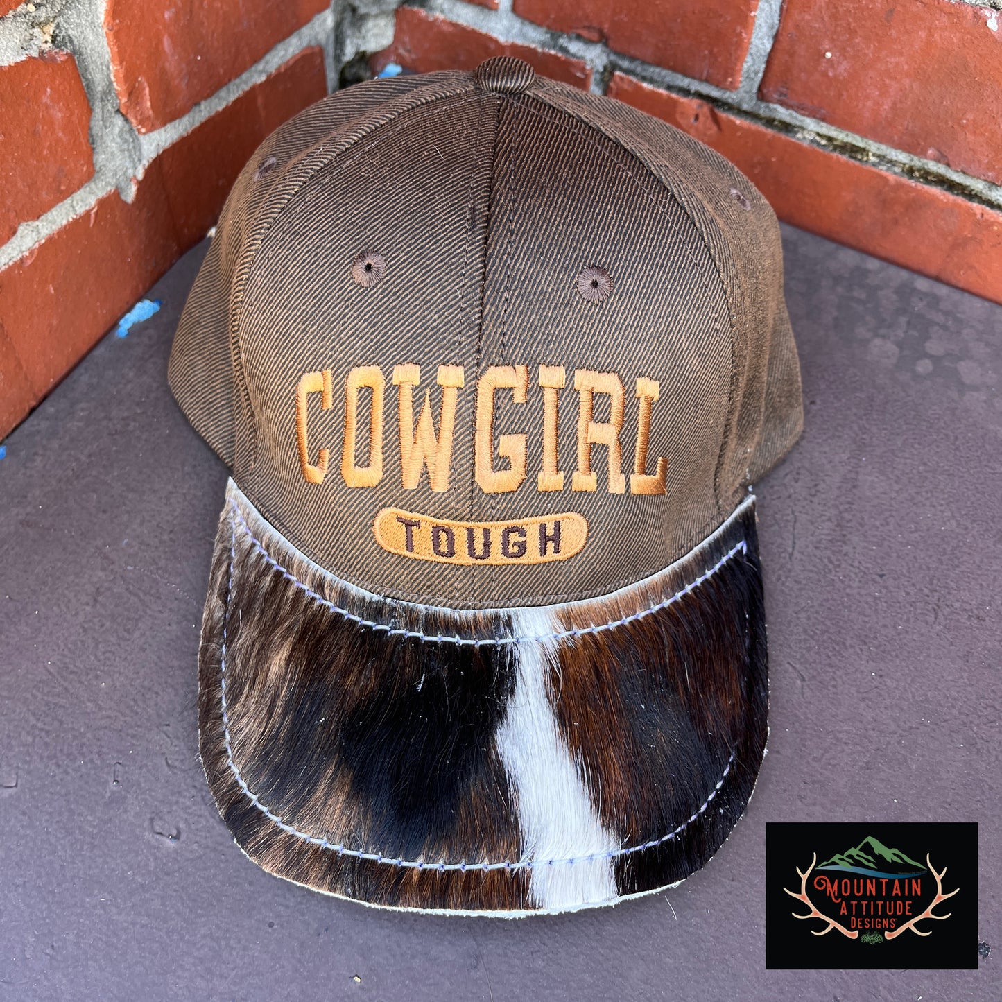 COWGIRL TOUGH COWHIDE BALL CAP COLLECTION