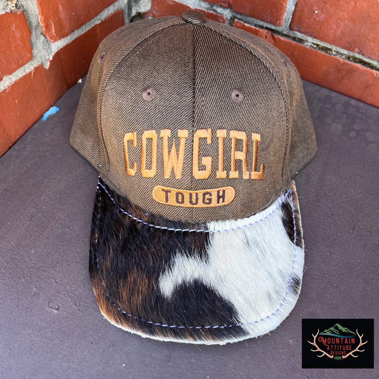 COWGIRL TOUGH COWHIDE BALL CAP COLLECTION