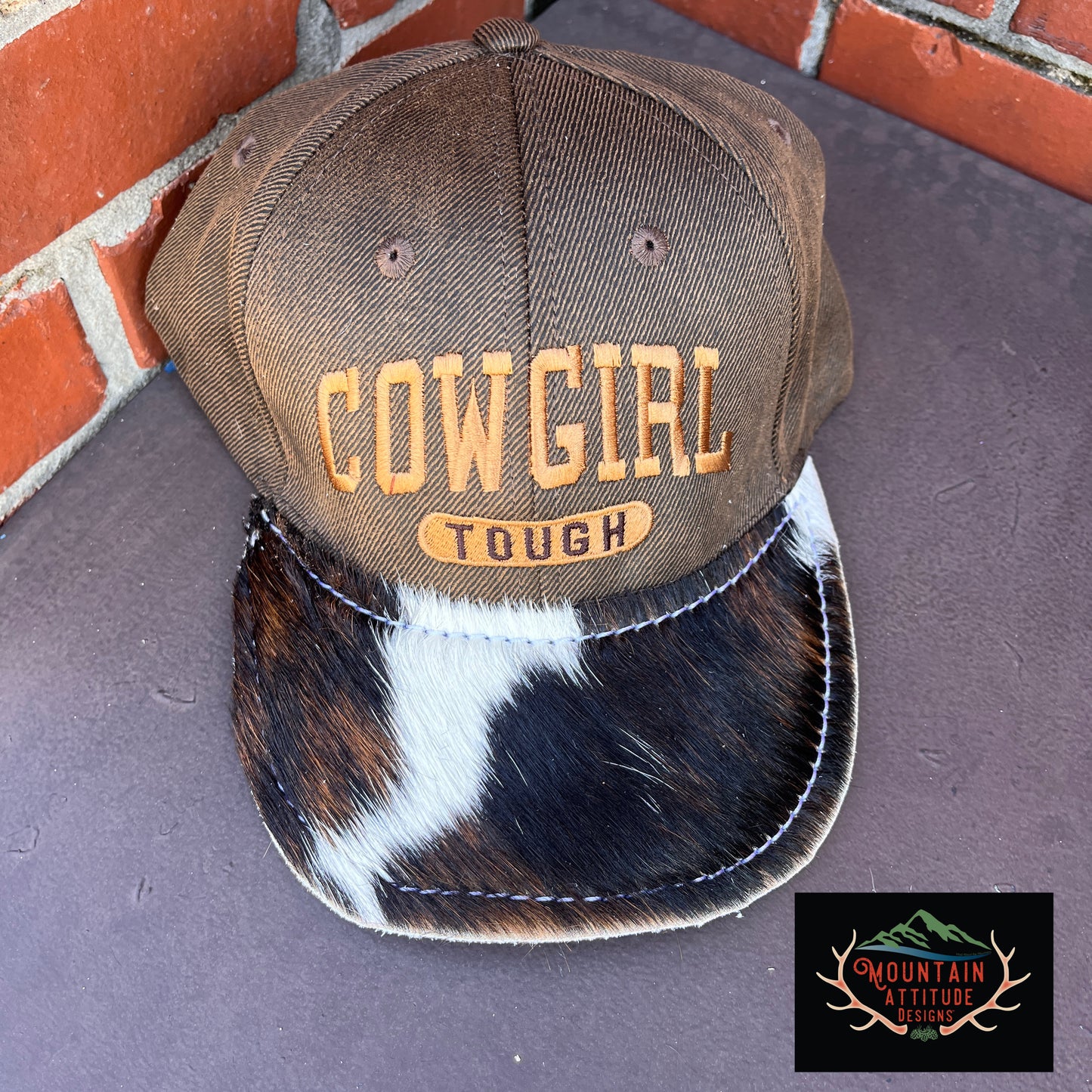 COWGIRL TOUGH COWHIDE BALL CAP COLLECTION