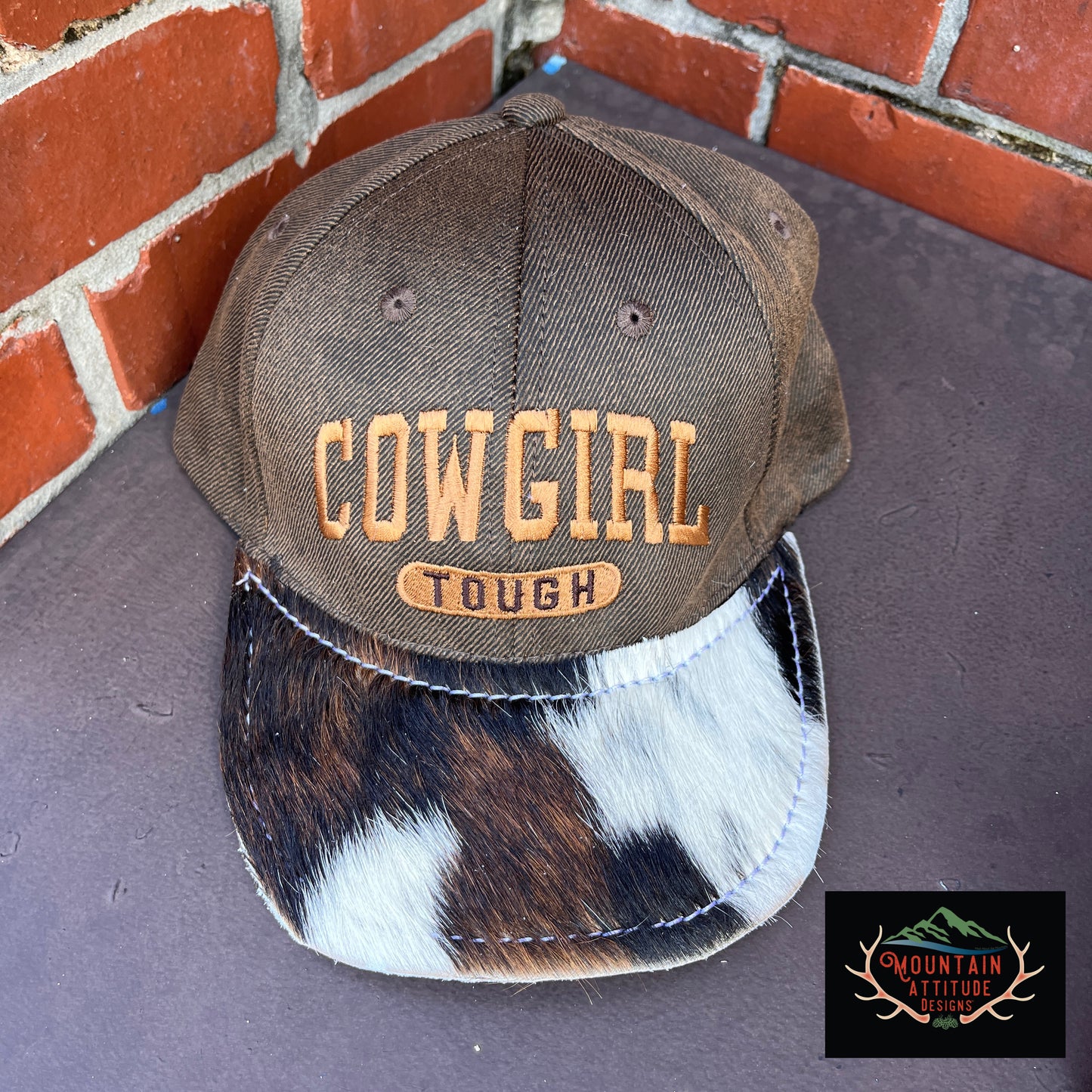 COWGIRL TOUGH COWHIDE BALL CAP COLLECTION