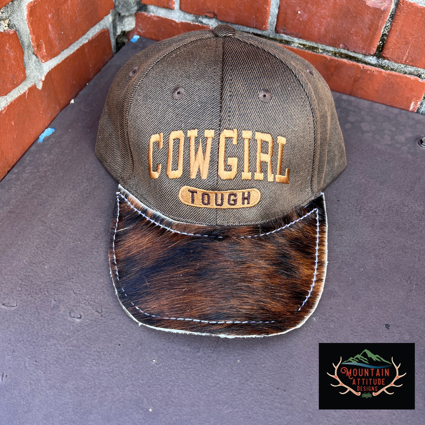 COWGIRL TOUGH COWHIDE BALL CAP COLLECTION
