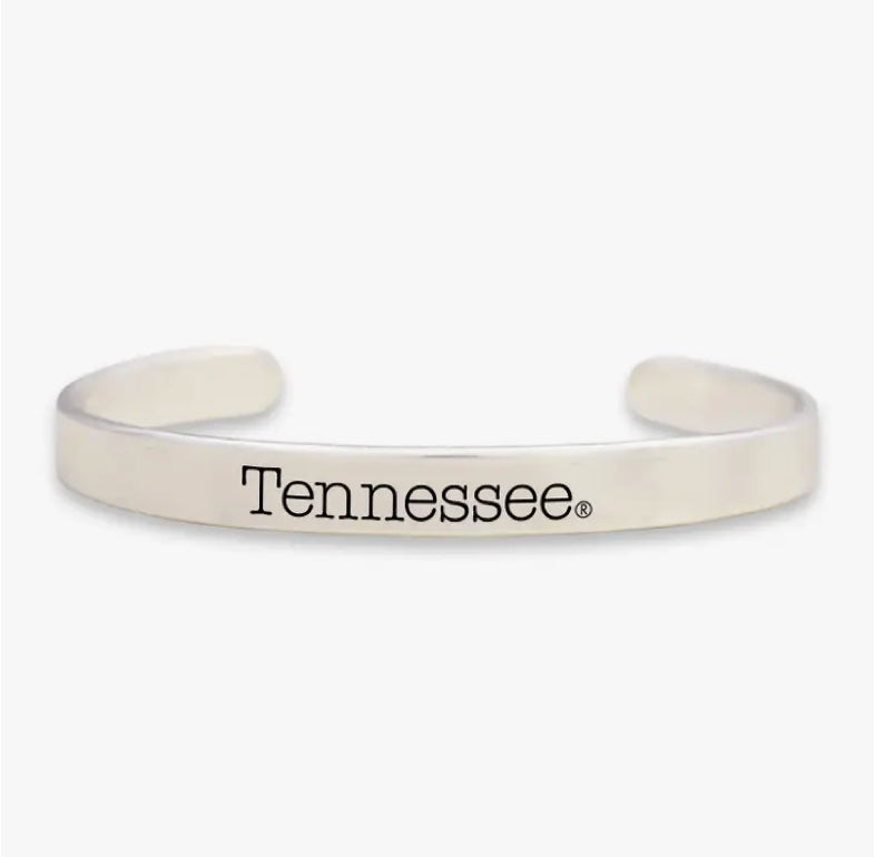TENNESSEE PHRASE COLLEGE CUFF - SILVER