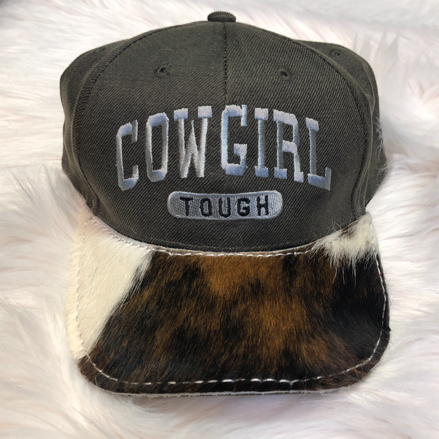 COWGIRL TOUGH COWHIDE BALL CAP COLLECTION