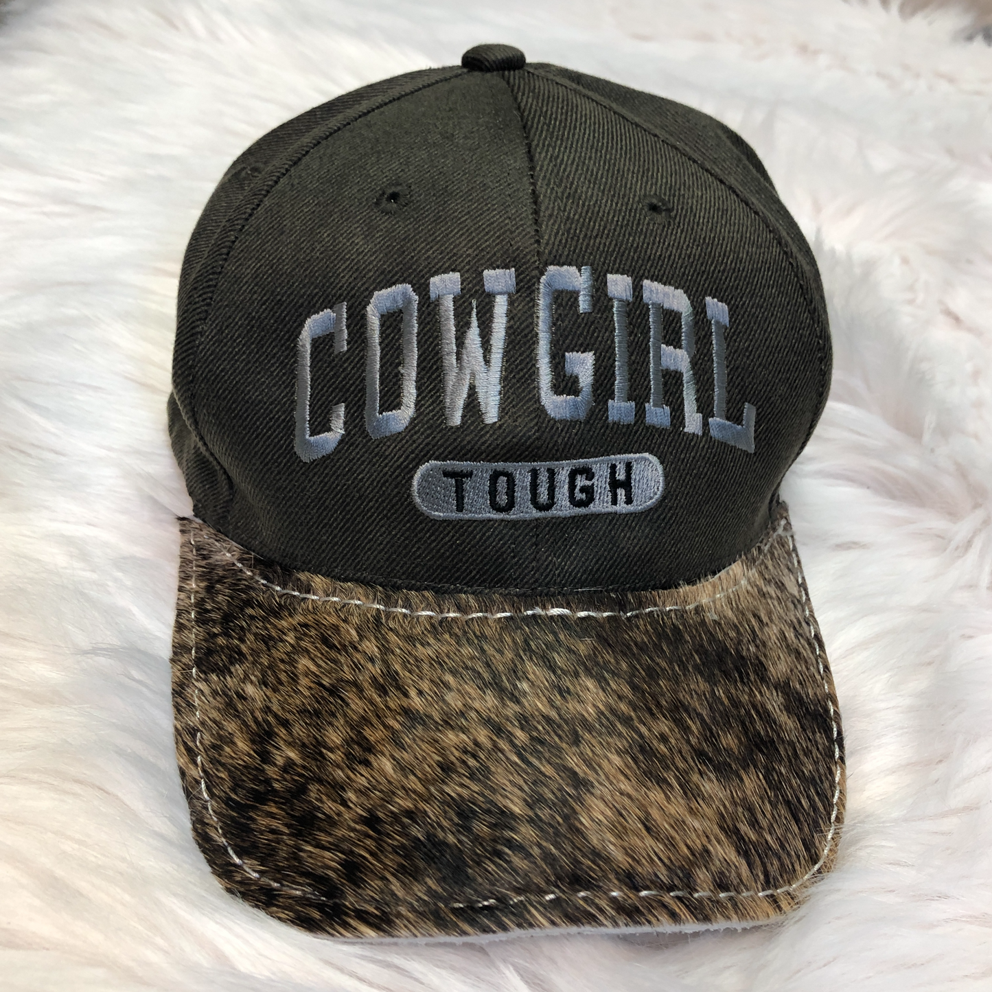 COWGIRL TOUGH COWHIDE BALL CAP COLLECTION