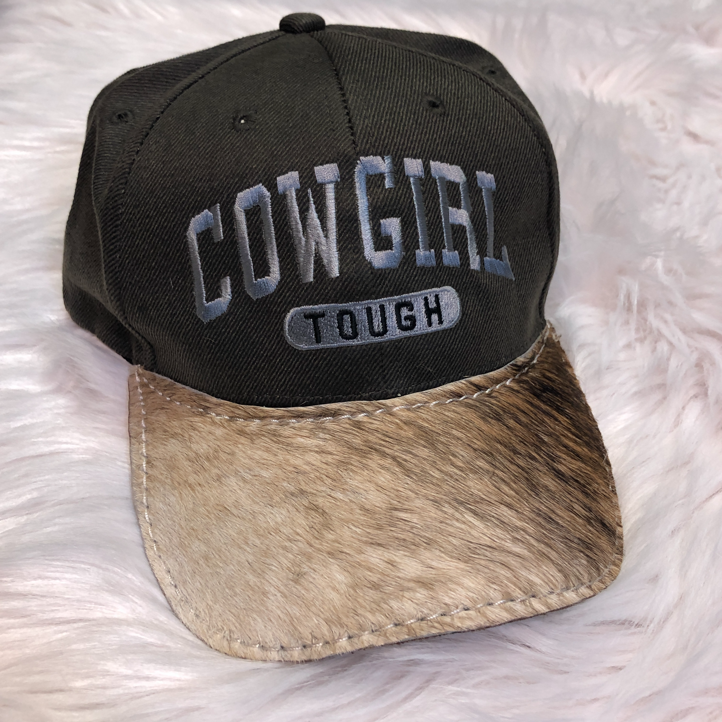 COWGIRL TOUGH COWHIDE BALL CAP COLLECTION