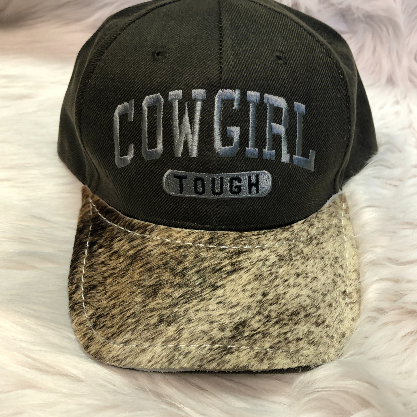 COWGIRL TOUGH COWHIDE BALL CAP COLLECTION